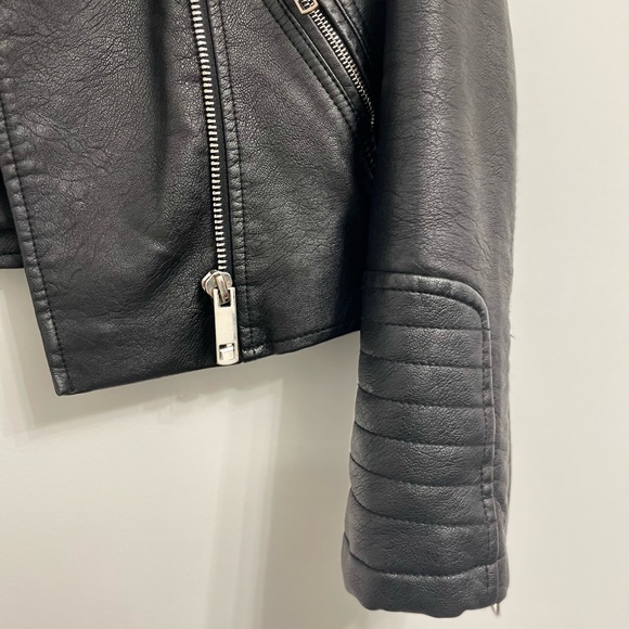 Fitted faux leather jacket from Dynamite, size small! - Picture 3 of 10